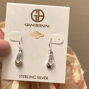 Giani Bernini sterling silver 925 flip flop earrings